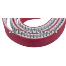 AT10 pu belts red rubber Covering